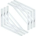 thumbnail image 2 of dgysar 6x4 Inch L-Type Floating Shelf Support Heavy Duty Thickened Iron Wall Mount Joint for Industrial Bookshelf Decor a 1-Pack, 2 of 3