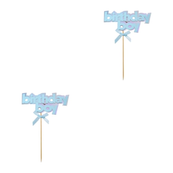 Bewildely Cake Stick DIY Prop Party Supplies Mano de obra fina Tamaño compacto Papel de larga duración Ornamento de entretenimiento multicolor Type1 NO1