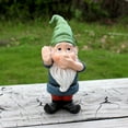 thumbnail image 4 of HomeKingdee Funny Stop Garden Gnome - Resin Statue with Stop Sign, Humorous Outdoor Decor for Yard, Garden, Patio, Dog Poop Area & Trash Can Guardian, 4 of 9