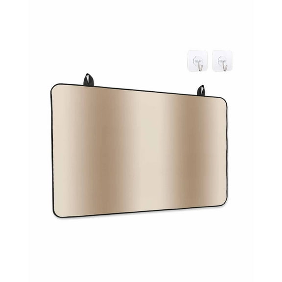 Stove Top Covers for Electric Stove 24x21In, Beige Ombre Heat Insulation Fireproof Glass Cooktop Protector, Khaki Modern Art Farmhouse Multipurpose Countertop Stovetop Cover for Kitchen