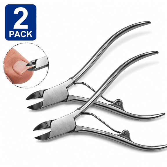 Toenail Clippers for Thick Toenails for Seniors & Adults, Ultra Sharp Sturdy Ingrown Toenail Clippers Set, Professional Nail Clippers for Thick Nails, Heavy Duty Toe Nail Clippers for Men