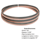 thumbnail image 1 of Sierra Cinta Bimetálica Maraga 3/4" x .035" x 93" (2.36 m) 8/12 TPI para Corte de Metal y Acero, 1 of 1