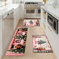 thumbnail image 3 of YIMEIS Christmas Ballet Nutcrackers Gifts Kitchen Mat Rug Set  - Perfect for Kitchen Counter, 16''*24''/20''*32''/47''*18'', Functional for Decoration, 3 of 10