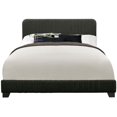 thumbnail image 1 of Pulaski Channeled Upholstered King Panel Bed in Steel Gray, 1 of 6