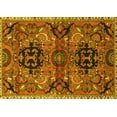thumbnail image 1 of Ahgly Company Indoor Rectangle Persian Yellow Traditional Area Rugs, 2' x 5', 1 of 4