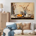 thumbnail image 1 of Designart Breakfast framed wall Art, Morning Feast at Breakfast I , Breakfast Large framed wall art decor, Beige Traditional Gold framed wall art, 40x30 inches Gold Frame, 1 of 5