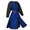 Dark Blue, variant on IAJDKMEK Men Medieval Knight Halloween Costume Set for Stage Performance Role Play