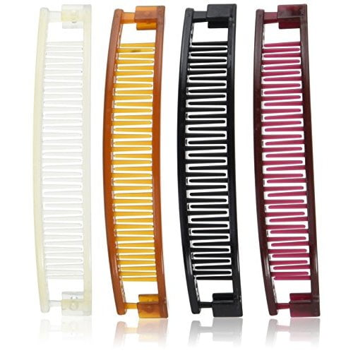 Goody Classics Clincher Comb, 5' (35955) Assorted Colors (Pack of 4)