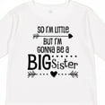 thumbnail image 4 of Inktastic So I'm Little, but I'm Gonna Be a Big Sister Girls Long Sleeve Toddler T-Shirt, 4 of 5