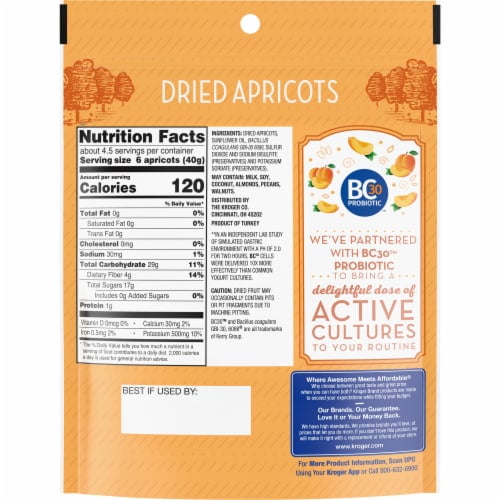 KR Probiotic Dried Apricots 6 oz - Pack of 2