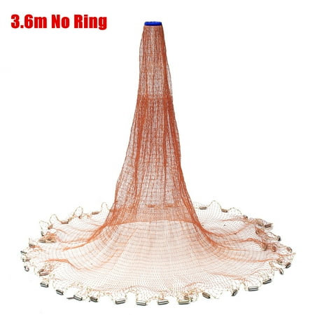 6x12FT Nylon Fishing Gadgets Fish Net Fishing Foldable Baits Trap Cast Dip Net Crab Shrimp