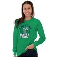 thumbnail image 4 of I Need My Daily Iron Golfer Golf Joke Long Sleeve TShirt Men Women Brisco Brands X, 4 of 6