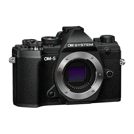 Olympus OM SYSTEM OM5 20.4 Megapixel Mirrorless Camera Body Only, Black