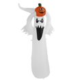 thumbnail image 1 of 1,8 M Inflables De Halloween Cabeza De Calabaza Fantasma Blanco Inflable Fantasma Para Patio Jardín Césped Luces LED Impermeable Fácil De Inflar Y Desinflar Fantasma De Cabeza, 1 of 8