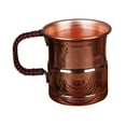 thumbnail image 4 of deevoka Mug Copper Cup Hammered Cup Milk Mug Beer Cup Cocktail Cup with 400ML, 4 of 9