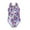 Purple, variant on Little Girls One-Piece Swimsuit Bikini Set Swimwear ,7-8T Girls One Piece Swimsuits