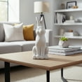 thumbnail image 6 of Urban Trends Cement Sitting 8.75" Bunny Figurine, Washed Concrete Finish Décor Statue – Gray, 6 of 6