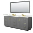 thumbnail image 5 of Wyndham Collection Wcf292984d-Qtz-Us3m70 Miranda 84" Free Standing Double Basin Vanity Set, 5 of 7