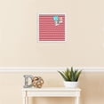 thumbnail image 3 of PinPix ArtToFrames 13x13 Custom Cork Bulletin Board    Poster Board Has a Fabric Style Canvas Finish, Framed in Satin White Frame (PinPix-511), 3 of 5