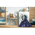 thumbnail image 2 of Ahgly Company Machine Washable Indoor Round Transitional Royal Blue Area Rugs, 4' Round, 2 of 7