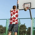 thumbnail image 5 of Sikiie Hand Drawn Tomatoes Basketball Jersey Reversible Men's Mesh Athletic Sports Shirts Training Practice S-4XL3X-Large, 5 of 6