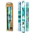 thumbnail image 1 of Nobunto Set of Three Boxed Tall Hand-Painted Candles - Samaki Design, 1 of 1
