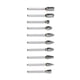thumbnail image 3 of Cabeza de molienda giratoria 3 mm Fresado Fresos de metal de aleación Archivo de acero de aleación Desbarbado grabado Herramientas de reemplazo Herramientas 10 paquetes Jumpingount TO001484-00B, 3 of 7