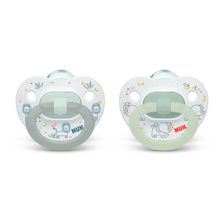 NUK Orthodontic Pacifiers, Boys, 0-6 Months, 2-Pack