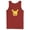 Red, variant on Men's Pokemon Pikachu Wink Face  Tank Top Charcoal Small