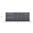 thumbnail image 6 of NewAge Products Outdoor Kitchen 4 Piece Cabinet Set in Slate Gray with Countertops, 6 of 12