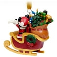 thumbnail image 4 of Disney Parks Turn of the Century Holiday Mickey Minnie Santa Sleigh Ornament New, 4 of 4