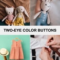 thumbnail image 4 of Miangastore Round Buttons Plastic 100Pcs 0.1X0.1in, 4 of 8