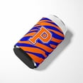 thumbnail image 3 of Carolines Treasures CJ1023-PCC Letter P Initial Monogram - Tiger Stripe - Blue Orange Can Or Bottle Hugger, 3 of 5