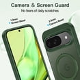 thumbnail image 6 of Casetego For Google Pixel 10/ Pixel 10 Pro Case 6.3" with Stand,Magnetic Slim Heavy Duty Shockproof Protective Phone Case for Google Pixel 10/ Pixel 10 Pro,Green, 6 of 8