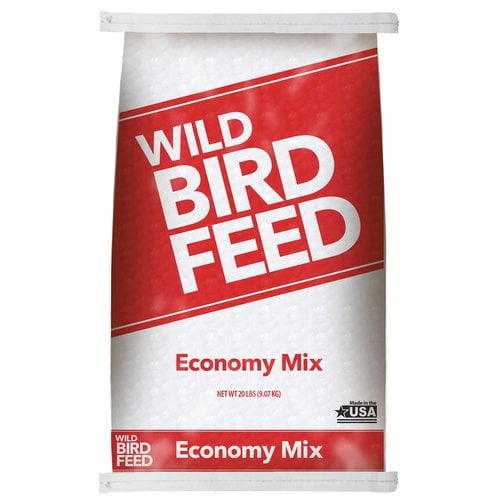Economy Mix Wild Bird Feed, Value Blend of Bird Seed, 20 lb. Bag