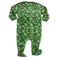 thumbnail image 2 of Leveret Little Baby Boys Christmas Fleece Footed Sleeper Pajama Onsie (Size 6 Months-5 Toddler), 2 of 2