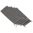 thumbnail image 1 of Unique Bargains 25x10cm Microfiber Pouch, 5Pcs Soft Storage Drawstring Gift Bag, Gray, 1 of 5