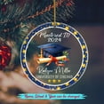 thumbnail image 2 of Personalized Master Degree Ornament Gift for Graduation Christmas 2025, Customized Name School & Year Graduation Cap Ornament, 2 of 5