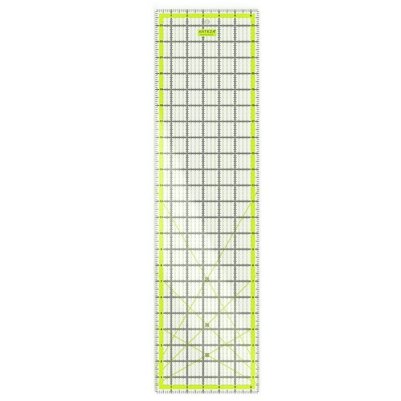 Arteza Quilter Ruler, Acrylic, 6.5"x24"