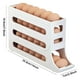thumbnail image 4 of (Blanco) Caja Almacenamiento Deslizante Caja Almacenamiento Puerta Lateral para Refrigerador Soporte para Estante Alimentaria Caja Con Ruedas Automática, 4 of 9