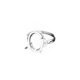 thumbnail image 1 of Sonducket Anillo en blanco Base nuevo breve anillos de plata Bases DIY apertura ajustable Circlet accesorios de moda mujeres pulidas Ropa, zapatos y accesorios Miscelánea 12*14, 1 of 6