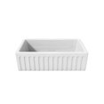 thumbnail image 1 of 33 in. Fireclay Single Bowl Kitchen Sink, 1 of 1