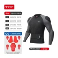 thumbnail image 1 of Veste de Moto Armure Douce Équipement de Protection pour Motocross Protection de la Poitrine et des Épaules Certification CE Gris G, 1 of 6