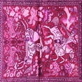 thumbnail image 1 of Ahgly Company Indoor Square Animal Pink Traditional Area Rugs, 7' Square, 1 of 4