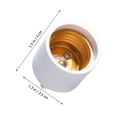 thumbnail image 2 of 6PCS GU24 to E26/E27 Light Bulb Base Adapter Screw Lamp Holder Converter Socket, 2 of 6