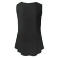 thumbnail image 3 of Fshinging Solid Basic Tank Tops Summer Ruched Sleeveless Loose Casual Vest Shirts Plus Size Slim Camisole, 3 of 6