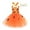 Orange, variant on Mercatoo Baby Girls BamBam Cavegirl Dress Sleeveless Tutu 𝐂osplay Fa𝐧cy Princess 𝐂ostume Halloween Birthday Dress 2pc Set