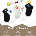 thumbnail image 4 of 5 Pairs Baby Toddler Socks French Fries Cotton Crew Socks for Boys Kids, 4 of 8