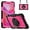 Hot Pink Black, variant on Case for Lenovo Tab One 8.7 Inch/Lenovo Tab K9 2025 Case Model TB-305ZU / TB 305FU -with Screen Protector, Hand Strap, Shoulder Strap, 360° Rotating Stand Hot Pink Black