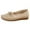 Khaki, variant on Rokment Ballet Flat Slip on Loafers for Women Comfortable Leather Low Wedges Non Slip Work Shoes 2026 Spring Fall Fashion Casual Dressy Oxfords Black Size 6.5